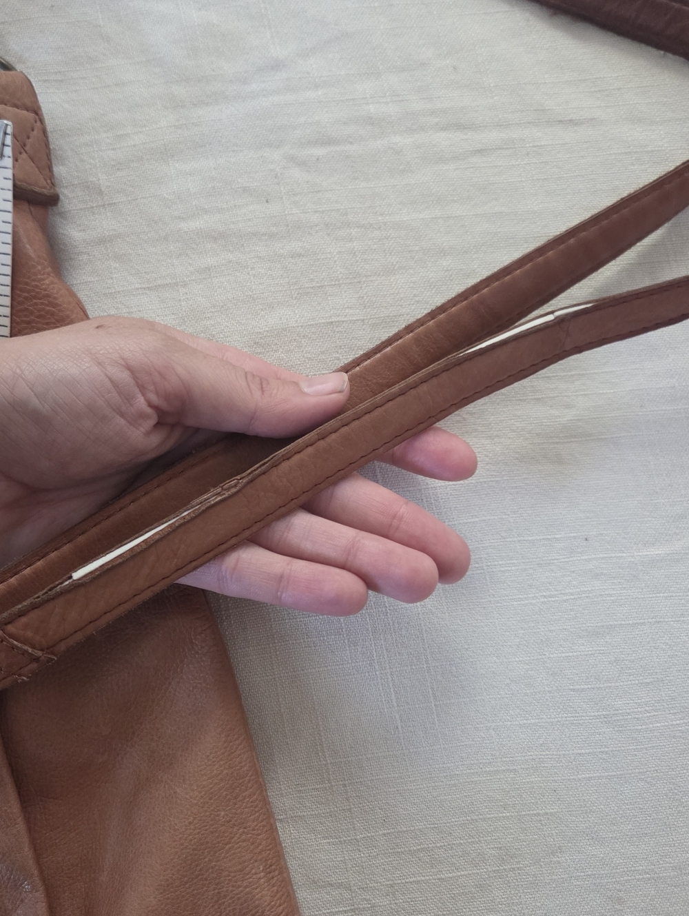 Leather Crossbody Day & Mood Malou Hobo Purse Bag *flaw - Picture 6 of 14